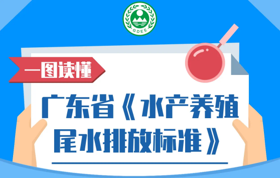 一图读懂广东省《水产养殖尾水排放标准》