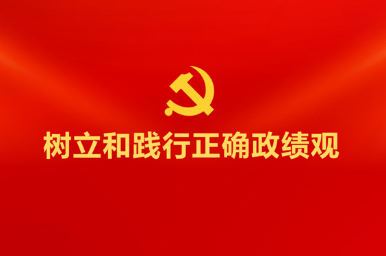 树立和践行正确政绩观